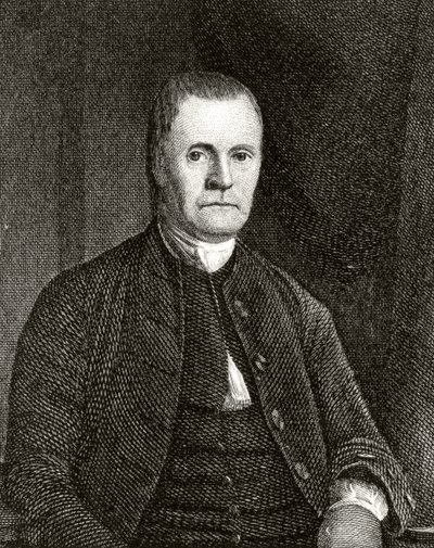 Roger Sherman, graviert von Simeon Smith Jocelyn (1799-1879) von James Earle